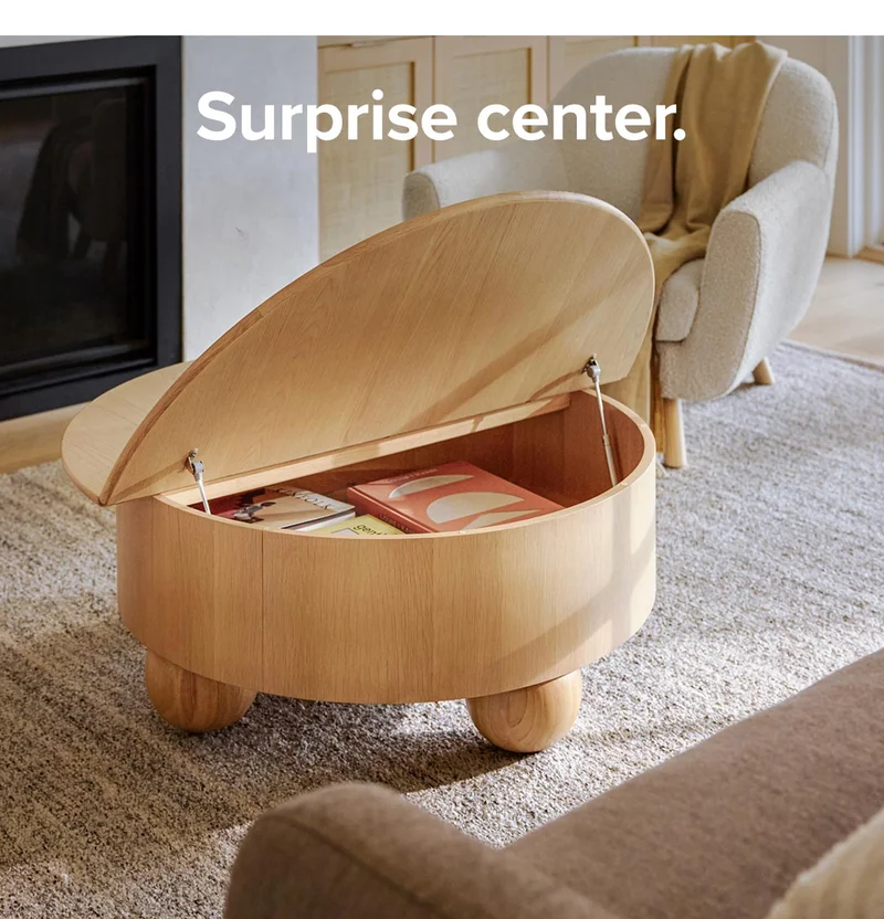 Surprise centre: bonus storage.