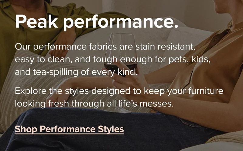Shop performance fabrics.
