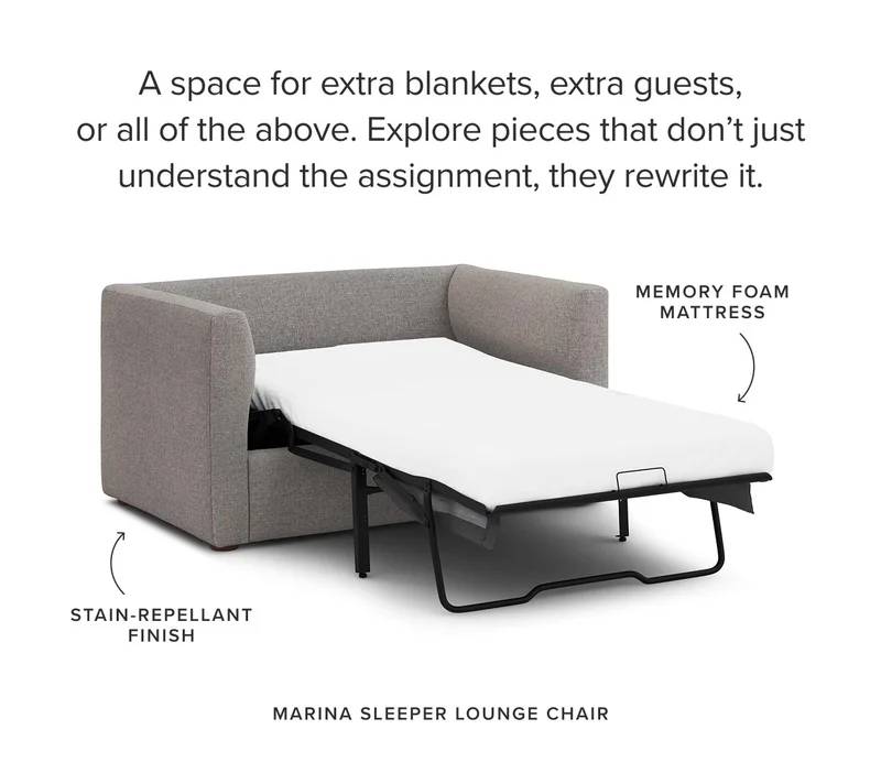 A space for extra blankets, extra guests, or all of the above.