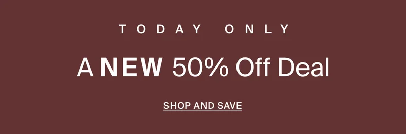 Final Hours for 50% off Daily Deal
