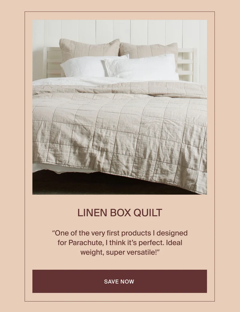 Save on Linen Box Quilt