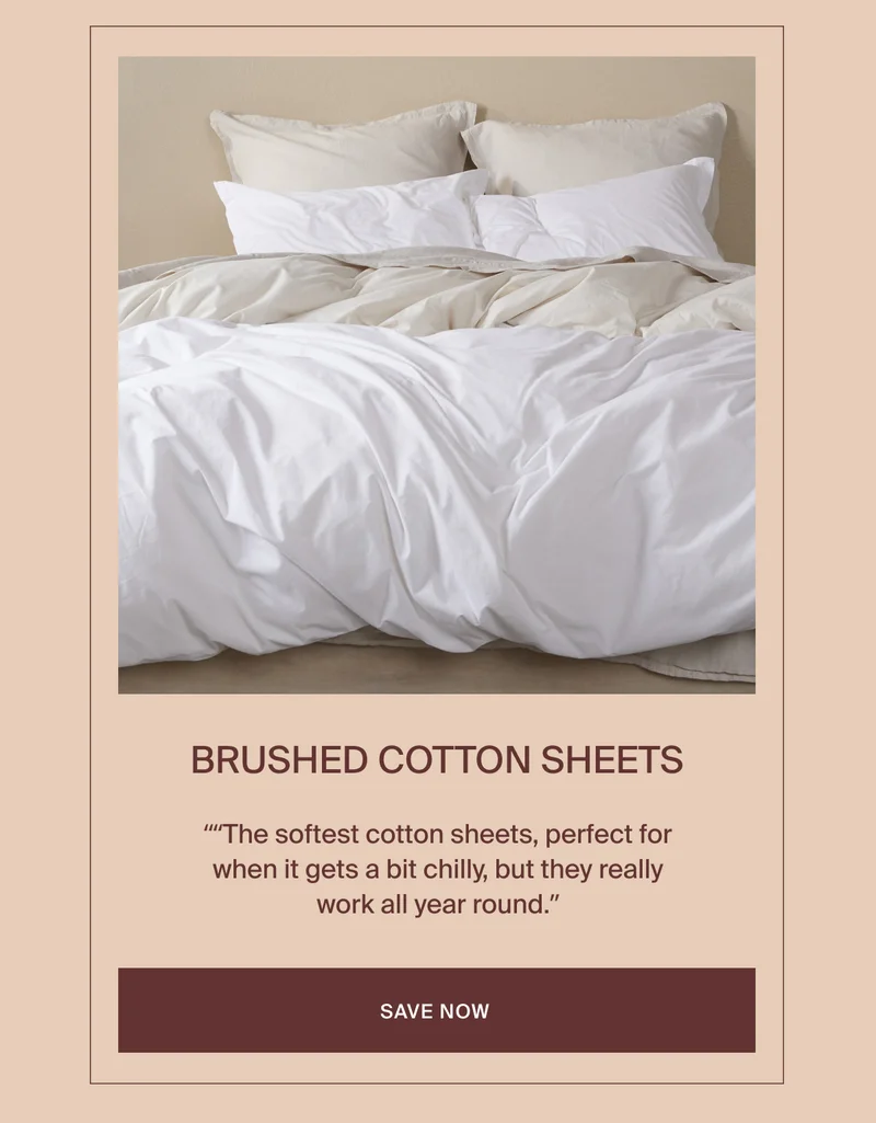 Save on Brushed Cotton