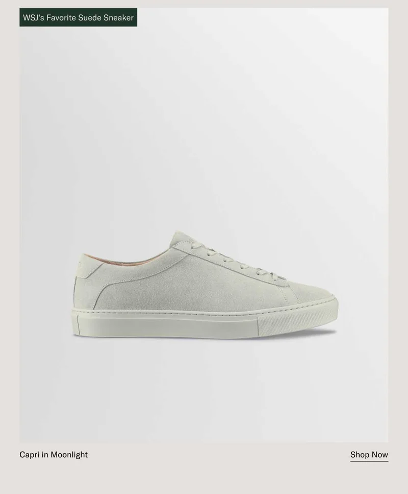 WSJ's Favorite Suede Sneaker. Capri in Moonlight. Shop Now