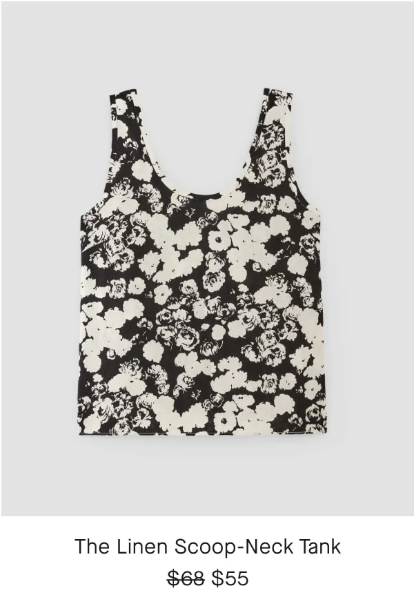 [IMAGE]The Linen Scoop-Neck Tank