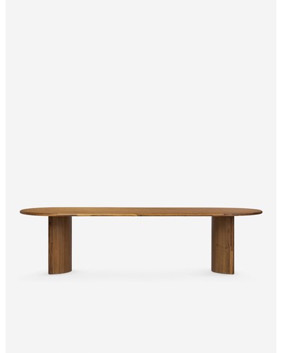 Gilda Oval Dining Table-Sand / 118"W