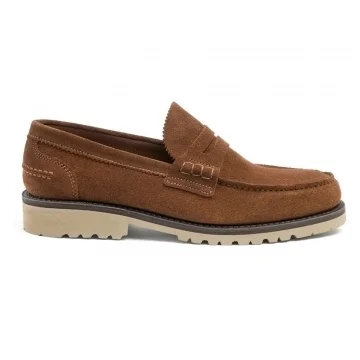 Dover GV Penny Loafer in Sandal Suede