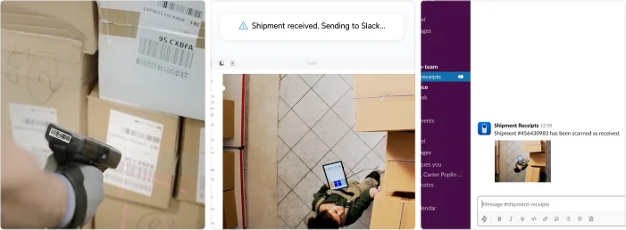 Slack integration sequence