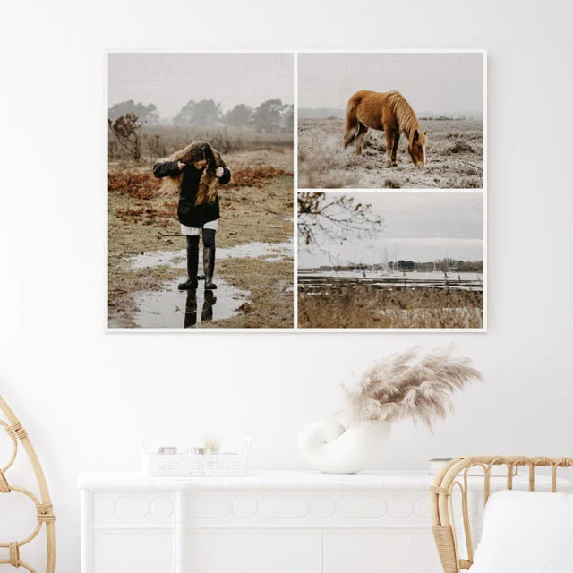 Metal print of artwork.