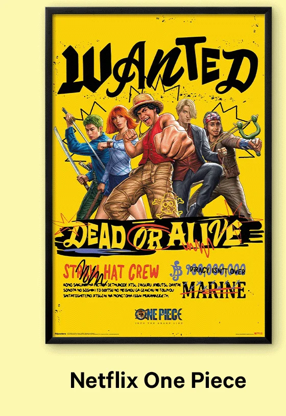 Netflix One Piece: Season 2 (2026) - Straw Hat Crew Wanted Poster