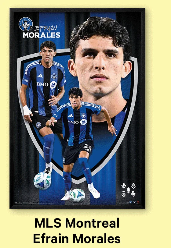 MLS CF Montréal - Efraín Morales 26 Poster