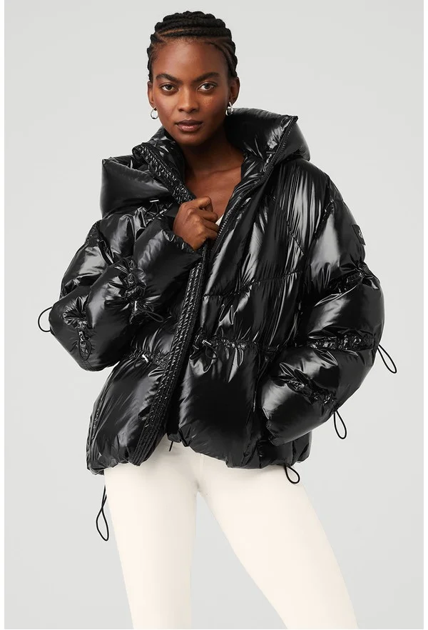Stunner Puffer Jacket - Black - Black / M