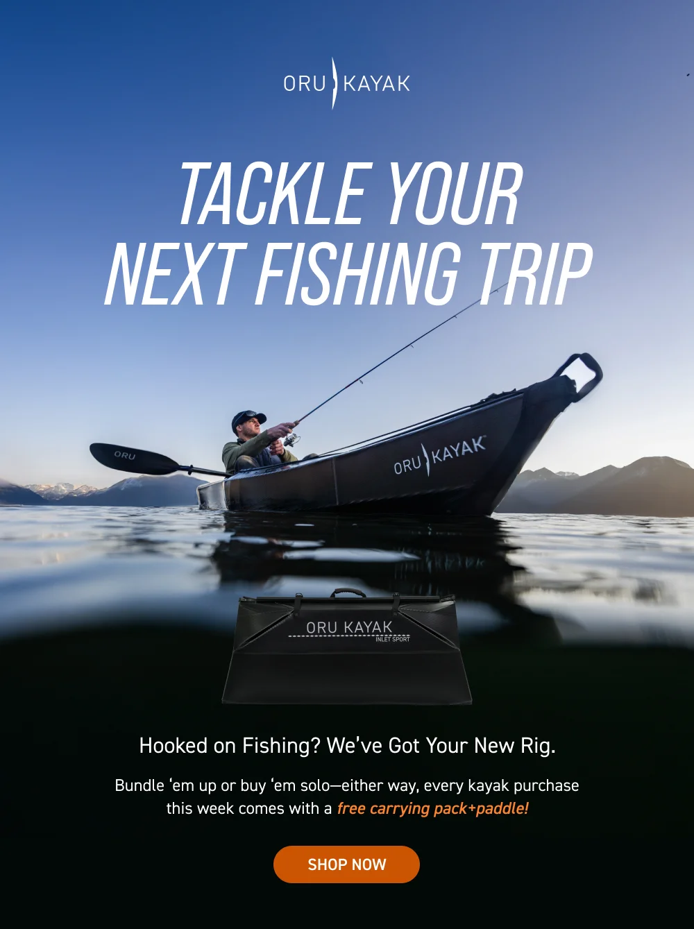 New Deal of the Week: 20% OFF Inlet + Free Pack & Paddle ($318 value) New Deal of the Week: 20% OFF Inlet + Free Pack & Paddle ($318 value)