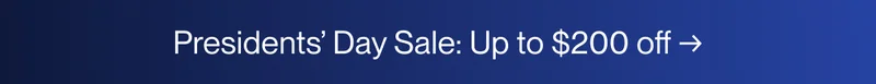 Presidents’ Day Sale