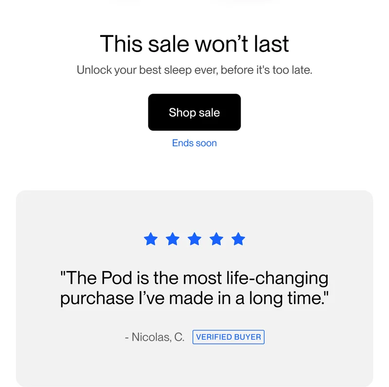 This sale won’t last