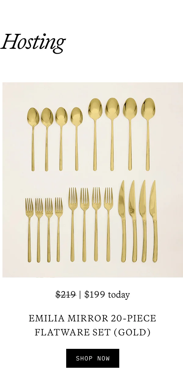 Emilia Mirror 20-Piece Flatware Set