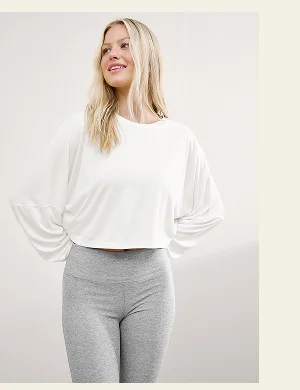 Spacedye Mid-Rise Bootcut Pant in Silver Mist