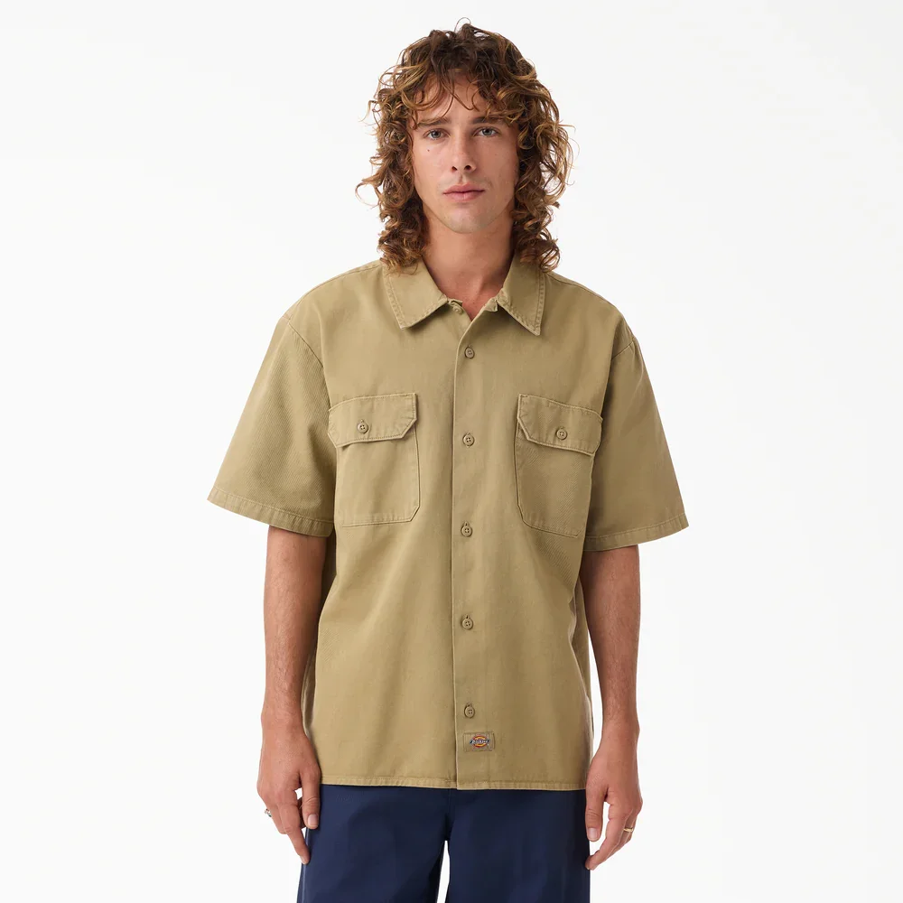 Worn In Lightweight Solid Work Shirt