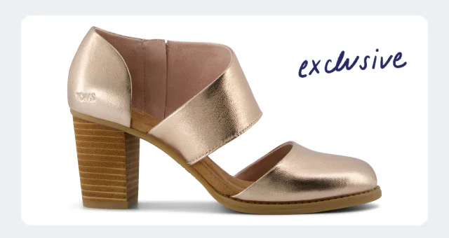 Milan Rose Gold Heel - Image