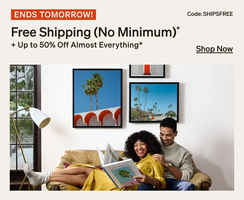 Free Shipping (No Minimum) + Up to 50% Off Almost Everything
