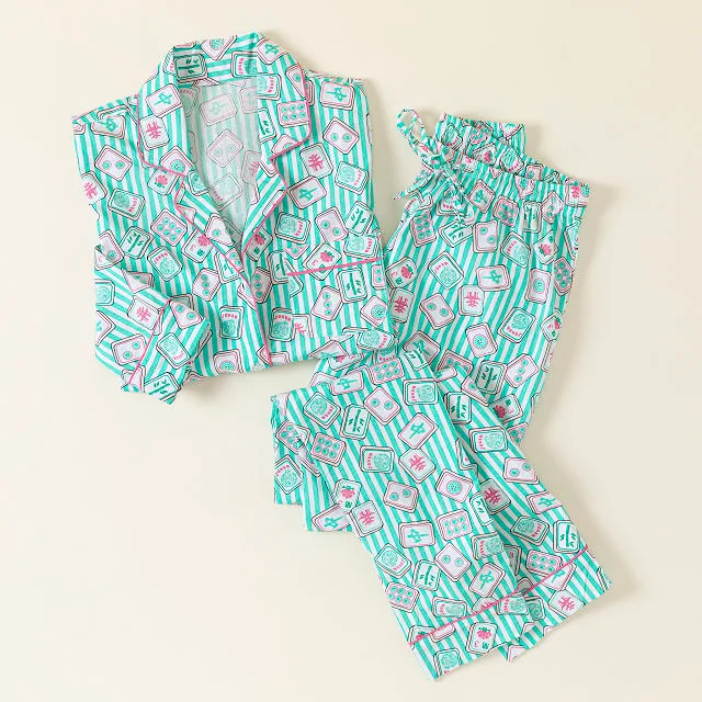 Dreaming of Mahjong Pajama Set