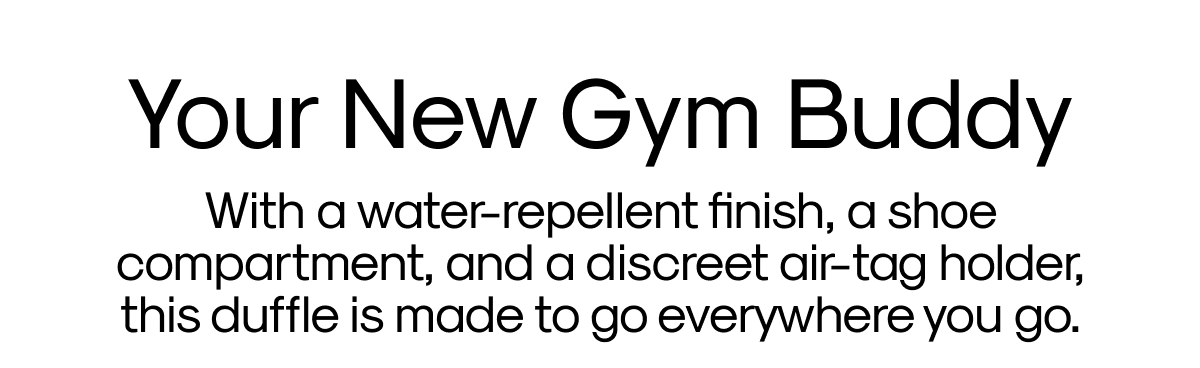 Your New Gym Buddy