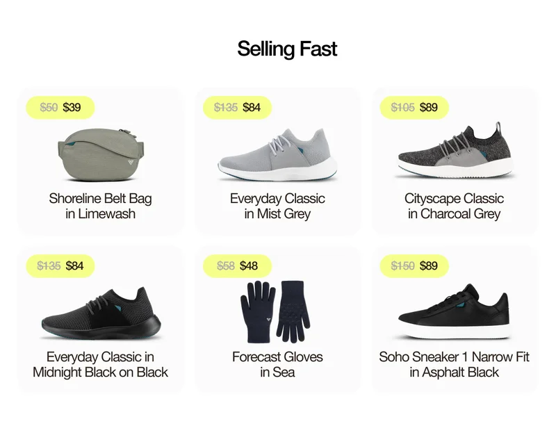 Selling Fast. Shoreline Belt Bag In Limewash. Every Classic in Mist Grey. Cityscape Classic in Charcoal Grey. Everyday Classic in Midnight Black on Black. Forecast Gloves in Sea. Soho Sneaker 1 Narrow Fit in Asphalt Black.