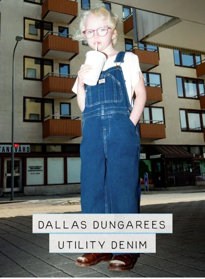 Dallas Dungarees Utility Denim