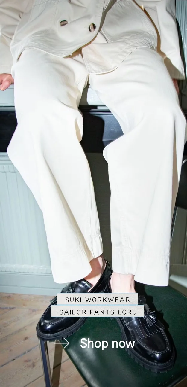 Suki Workwear Sailor Pants Ecru