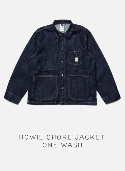 Howie Chore Jacket One Wash Blue
