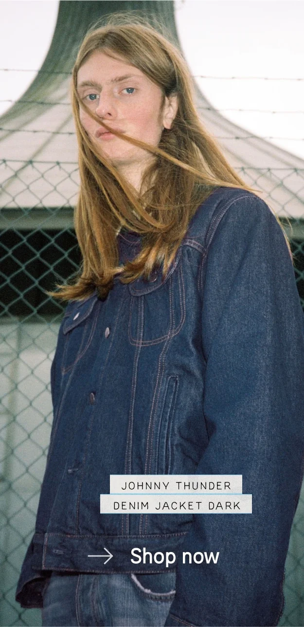 Johnny Thunder Denim Jacket Dark Blue