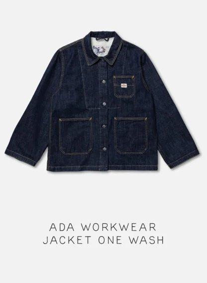 Ada Workwear Jacket One Wash Dark Blue