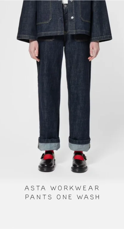 Asta Workwear Pants One Wash Denim