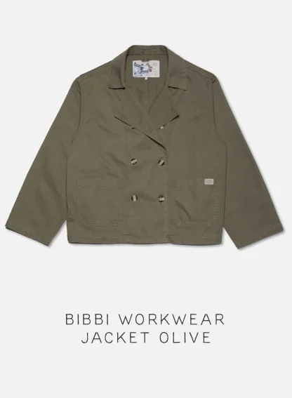 Bibbi Workwear Jacket Olive