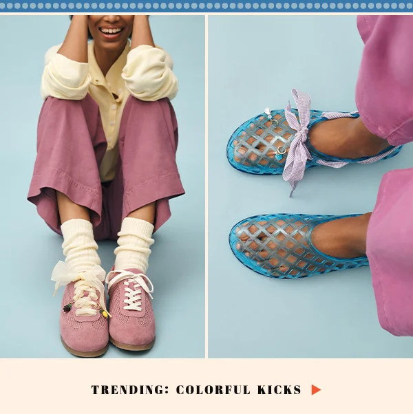 Trending: Colorful Kicks