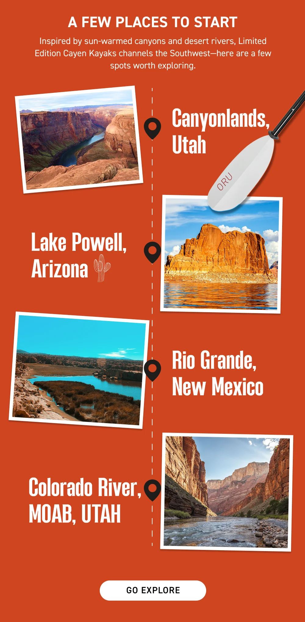 A few places to start. Go Explore. A few places to start. Go Explore.