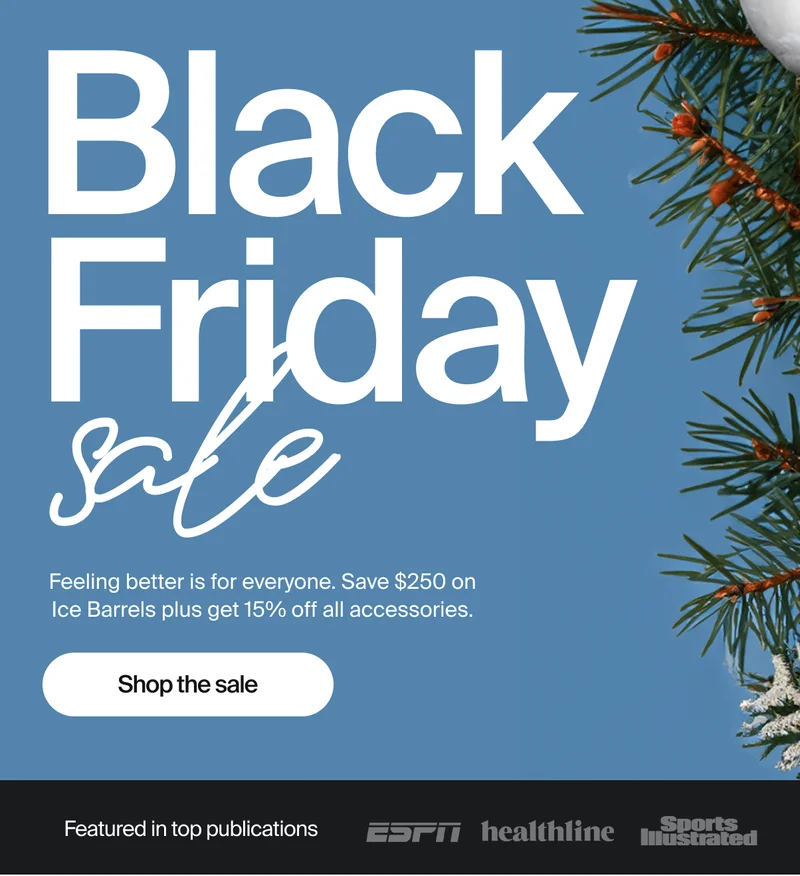 Ice Barrel Black Friday Sale