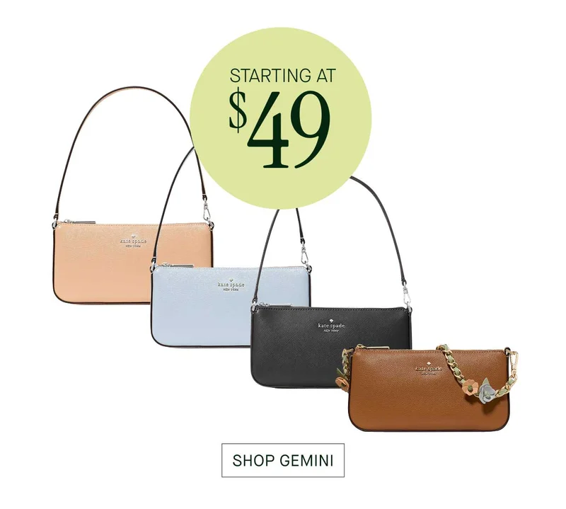 Starting at $49 | Shop Gemini