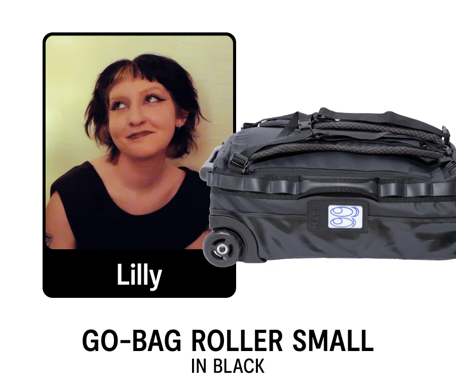 Go-Bag Roller Small in Black