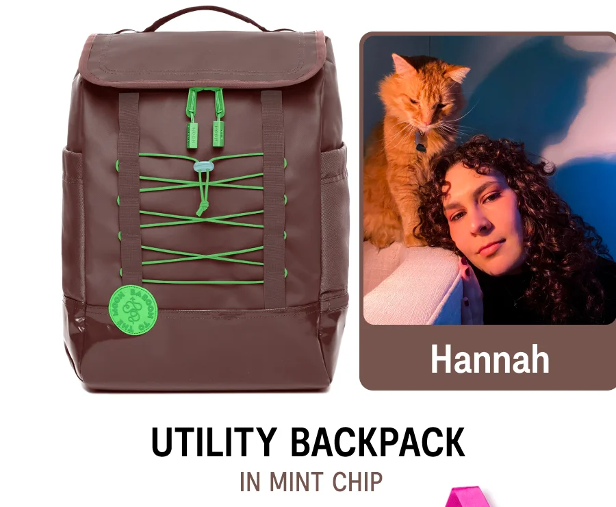Utility Backpack in Mint Chip