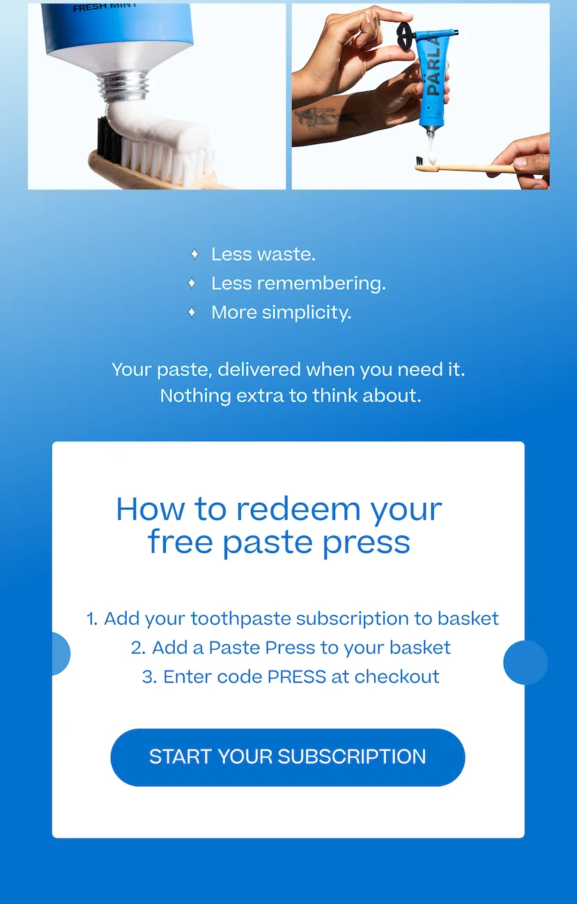 Start your subscription today.