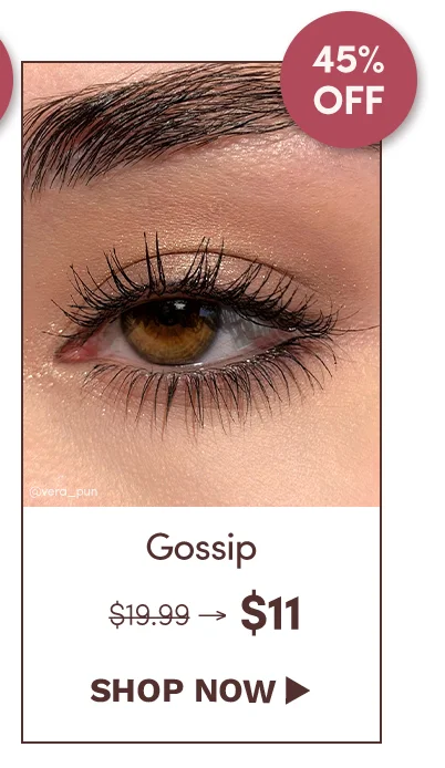 Shop Gossip for Up to 50% off with the code SINGLE