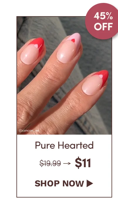 Shop Pure Hearted for Up to 50% off with the code SINGLE