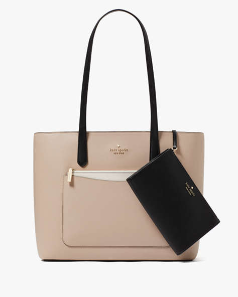 Staci Colorblock Leather Large Tote Set