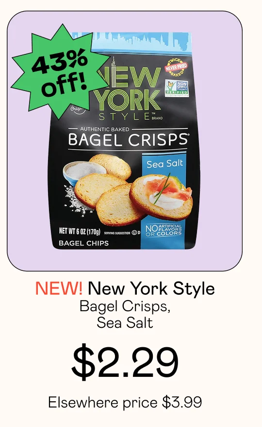 Bagel Crisps, Sea Salt