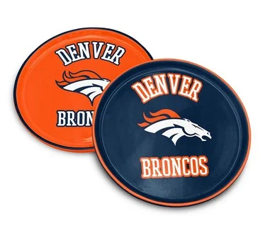 Pegasus Sports NFL Home & Away 2 Pack Round Serving Plates