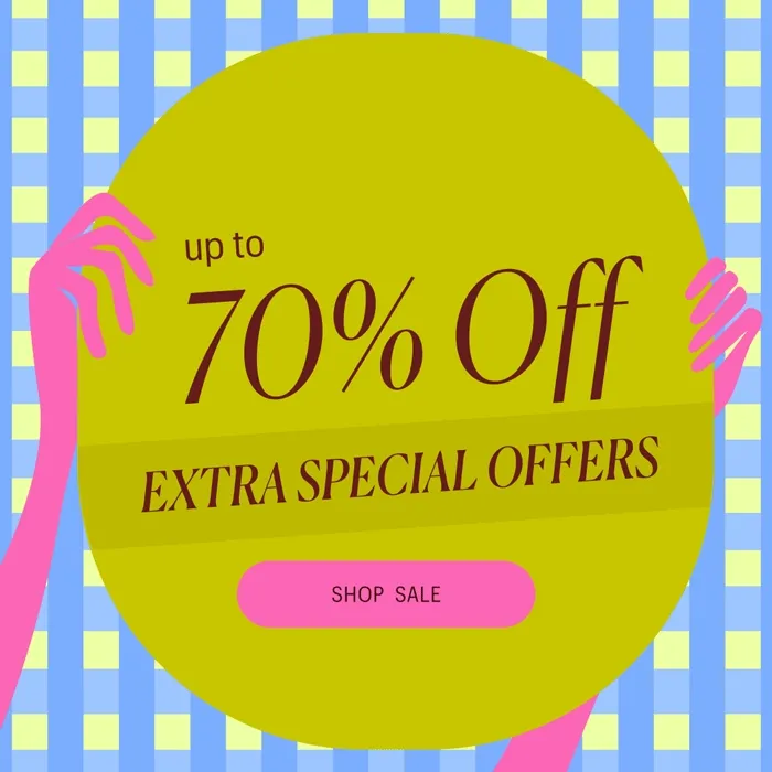Up to 70% off extra special offers!