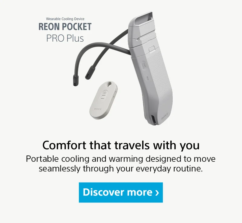 Wearable Cooling Device REON Pocket Pro Plus | Comfort that travels with you | Portable cooling and warming designed to move seamlessly through your everyday routine. Discover more