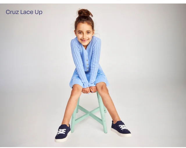 Cruz Lace-Up Kids Sneaker - Image