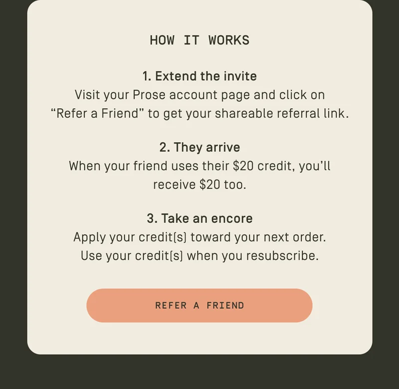 Refer a friend