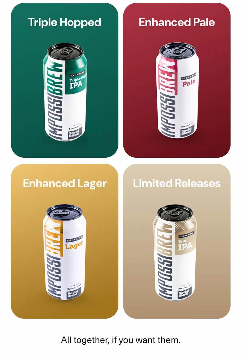 Triple Hopped. Enhanced Pale. Enhanced Lager. Limited releases.